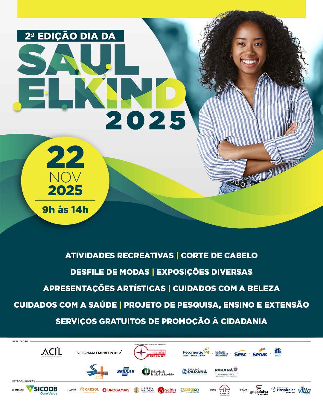 Segunda edição do Dia da Saul Elkind será realizada neste sábado (22)