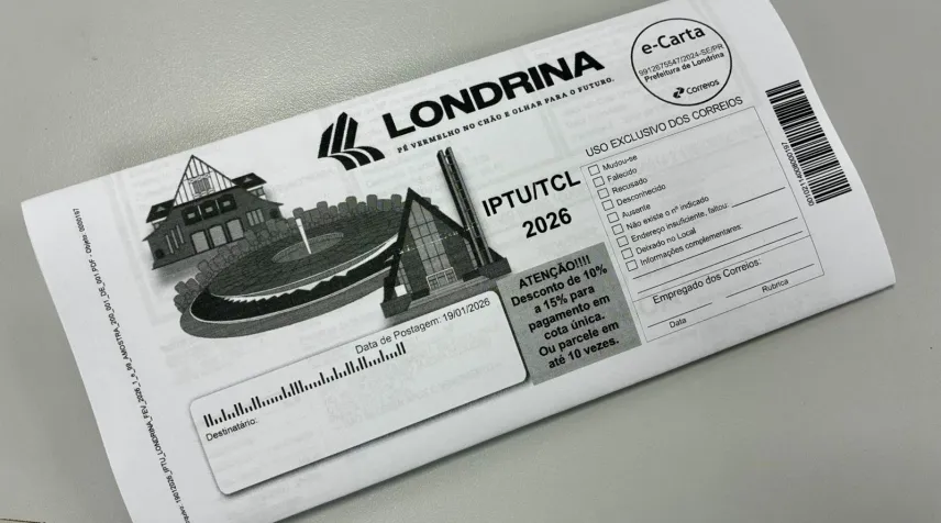 Boletos do IPTU 2026 começam a ser enviados e pagamento pode ser feito online