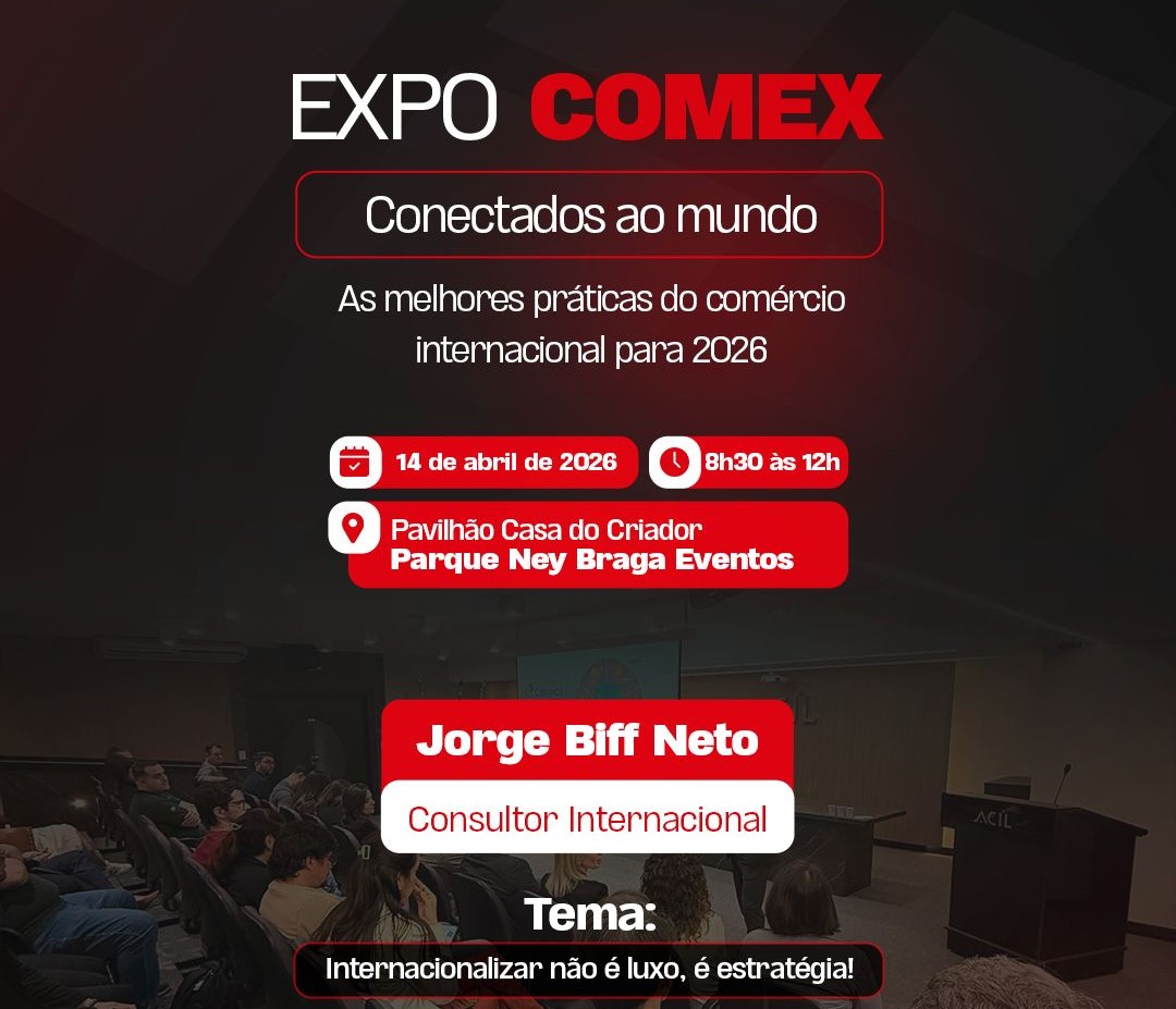 Expo Comex reúne especialistas para debater internacionalização e melhores práticas do comércio exterior em 2026