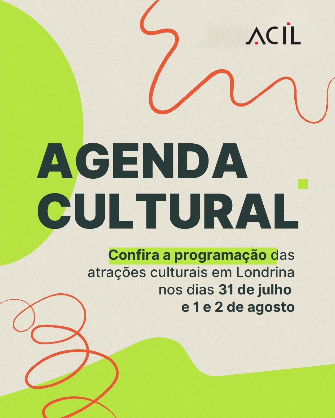 Agenda cultural: confira a programação para o fim de semana em Londrina 