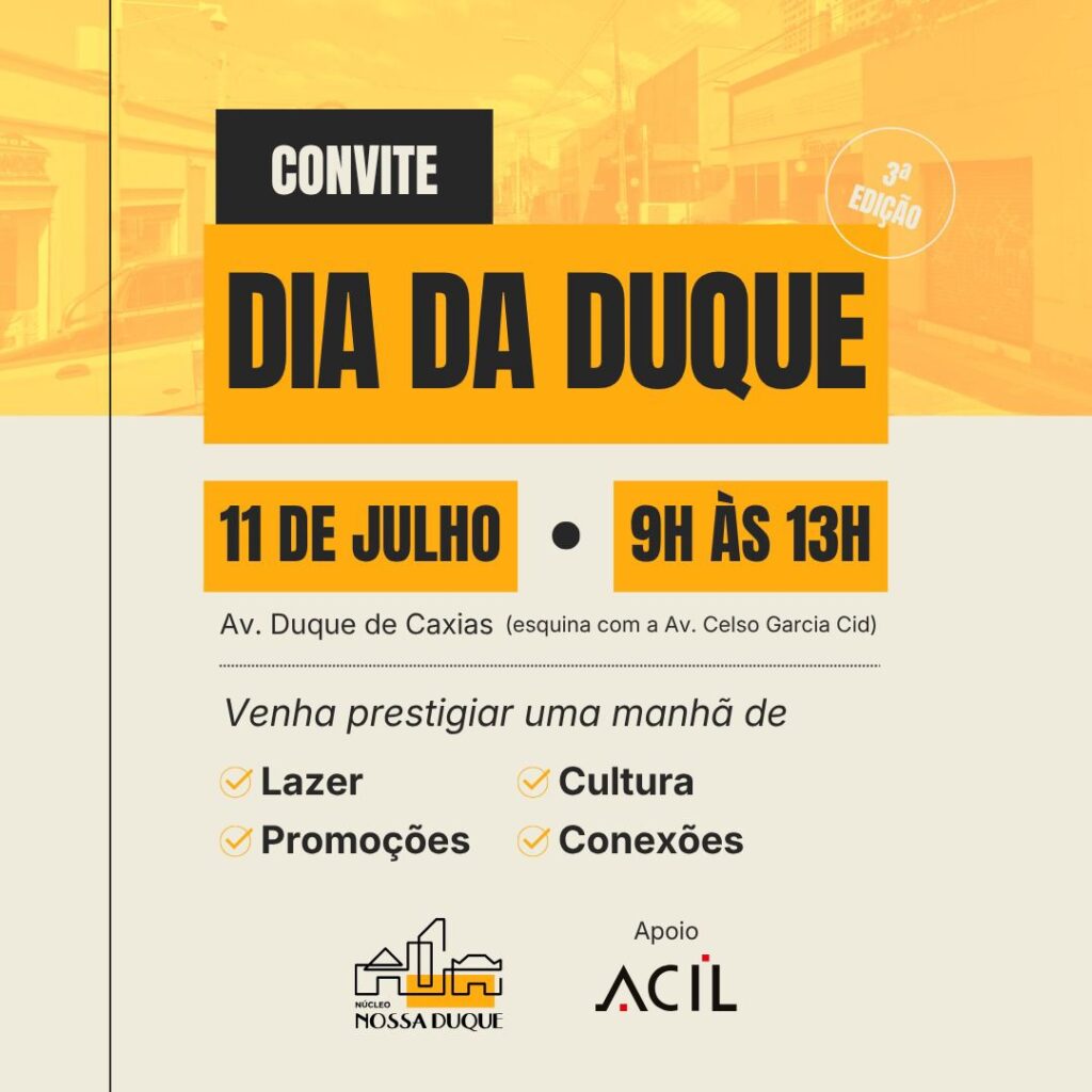 Dia da Duque será realizado no sábado (11) com promoções, atividades de lazer e serviços gratuitos 1
