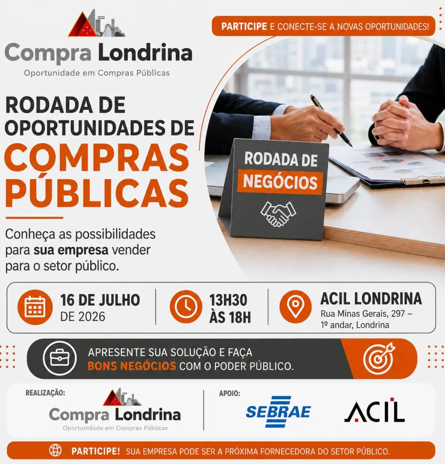 Programa Compra Londrina realiza Rodada de Oportunidades nesta quinta (16) 1